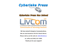 Tablet Screenshot of cyberlakepress.com